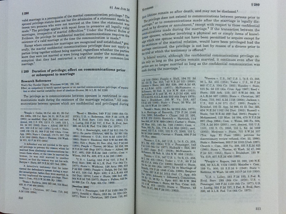 Law Library Bonus Pic: Pages from Am. Jur. 2d